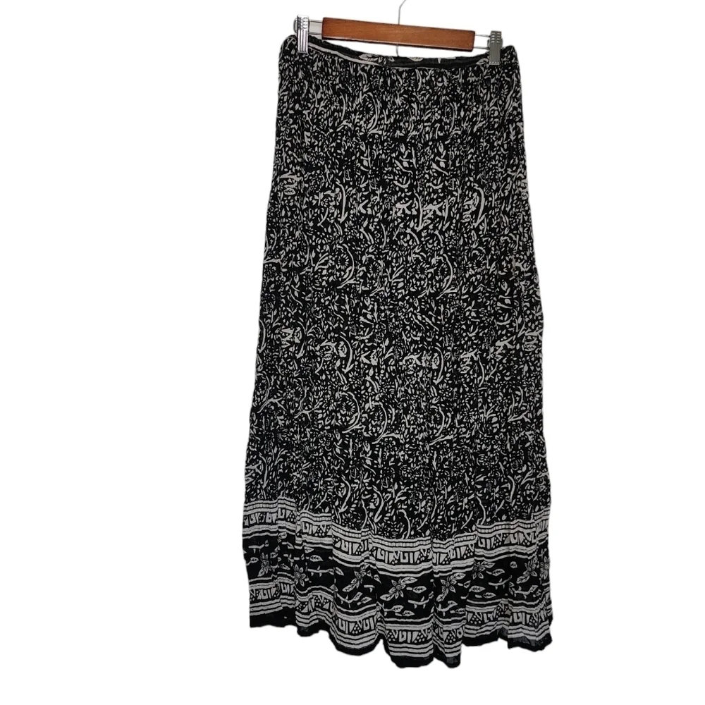 Vintage Derek Heart Boho Broomstick Midi Skirt - Picture 10 of 11